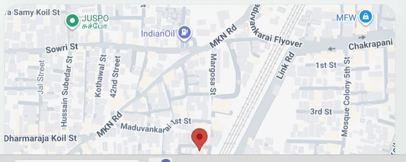 Map showing the location for Zamm Enterprises directions